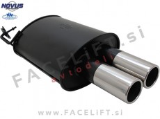 BMW 5 E39 Limuzina 96-03 športni izpušni lonec 2x 76mm BMW 5 E39 Limuzina 96-03 športni izpušni lonec 2x 76mm