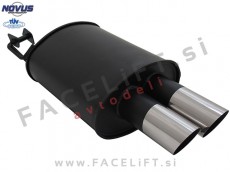 BMW 5 E39 Limuzina 96-03 športni izpušni lonec 2x 76mm MS-Design