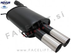 BMW 5 E60 Limuzina 03-10 športni izpušni lonec 2x 76mm RL-Design