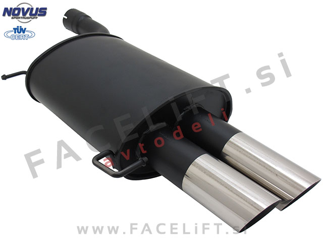 BMW 5 E60 Limuzina 03-10 športni izpušni lonec 2x 76mm MS-Design BMW 5 E60 Limuzina 03-10 športni izpušni lonec 2x 76mm MS-Design