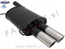 BMW 5 E60 Limuzina 03-10 športni izpušni lonec 2x 76mm SR-Design