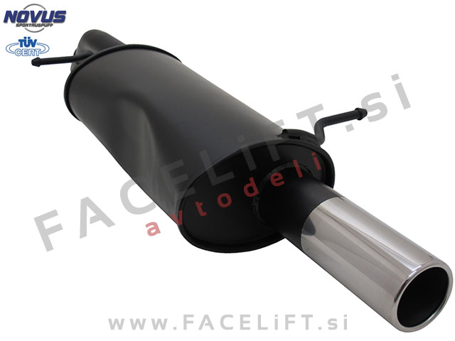 Citroen C2 03-09 športni izpušni lonec 1x 76mm
