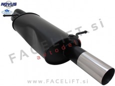 Citroen C2 / JM (03-09) / športni izpušni lonec / 1x 76mm / RL-Design