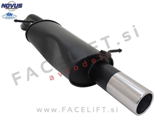 Citroen C3 02-10 športni izpušni lonec 1x 90mm