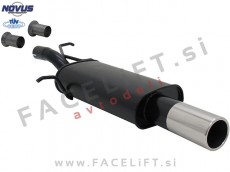 Citroen C4 / LA LC (04-10) / športni izpušni lonec / 1x 90mm Citroen C4 / LA LC (04-10) / športni izpušni lonec / 1x 90mm