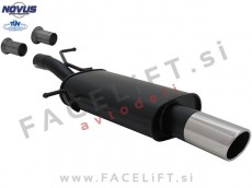Citroen C4 / LA LC (04-10) / športni izpušni lonec / 1x 90mm / SR-Design Citroen C4 / LA LC (04-10) / športni izpušni lonec / 1x 90mm / SR-Design