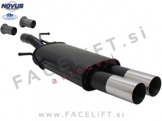 Citroen C4 04-10 športni izpušni lonec 2x 76mm RL-Design