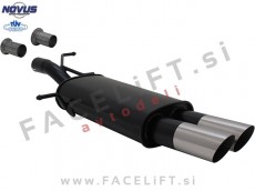 Citroen C4 04-10 športni izpušni lonec 2x 76mm MS-Design