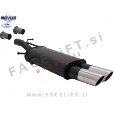 Peugeot 307 01-07 športni izpušni lonec 2x 76mm SR-Design