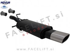 Citroen C4 04-10 športni izpušni lonec 1x 135x75mm