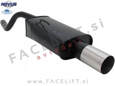 Fiat Punto / 188 (99-03) / športni izpušni lonec / 1x 90mm / RL-Design Fiat Punto / 188 (99-03) / športni izpušni lonec / 1x 90mm / RL-Design