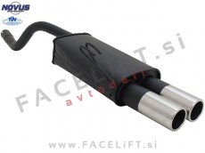 Fiat Punto / 188 (99-03) / športni izpušni lonec / 2x 76mm Fiat Punto / 188 (99-03) / športni izpušni lonec / 2x 76mm