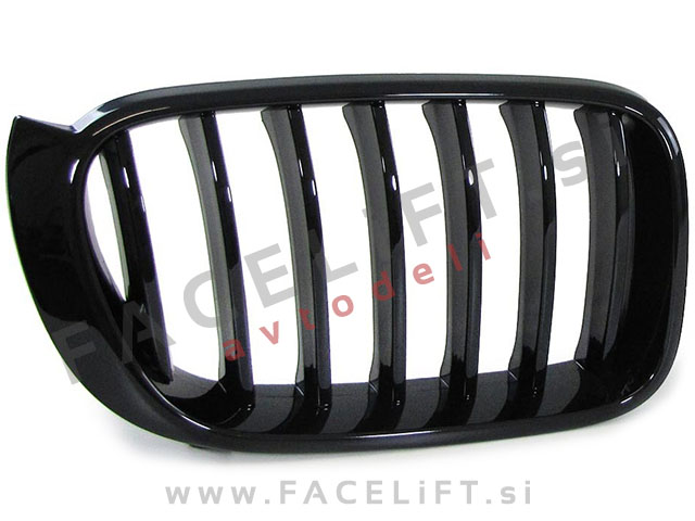 BMW X3 F25 LCI 14-17 ledvičke črne (sijaj)