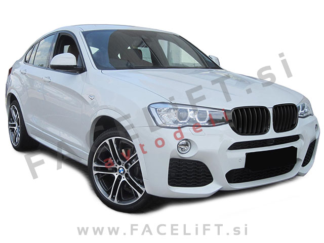 BMW X4 F26 14-18 ledvičke črne (sijaj)
