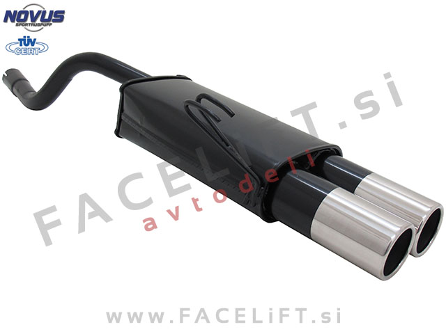 Fiat Punto / 188 (99-03) / športni izpušni lonec / 2x 90mm Fiat Punto / 188 (99-03) / športni izpušni lonec / 2x 90mm