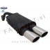 Fiat Punto / 188 (99-03) / športni izpušni lonec / 2x 85x58mm / AM-Design
