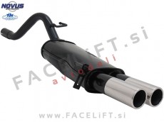 Fiat Punto Grande 199 05-12 športni izpušni lonec 2x 76mm Fiat Punto Grande 199 05-12 športni izpušni lonec 2x 76mm
