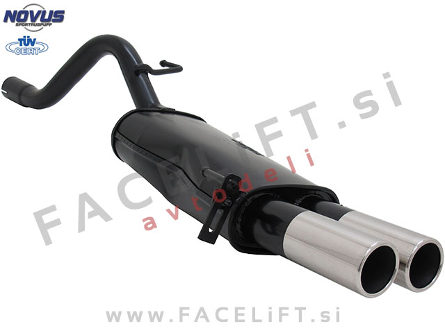 Fiat Punto Grande 199 05-12 športni izpušni lonec 2x 76mm Fiat Punto Grande 199 05-12 športni izpušni lonec 2x 76mm