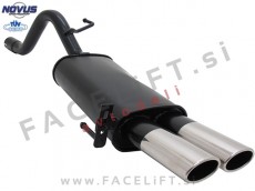 Fiat Punto Grande 199 05-12 športni izpušni lonec 2x 85x58mm AM-Design Fiat Punto Grande 199 05-12 športni izpušni lonec 2x 85x58mm AM-Design