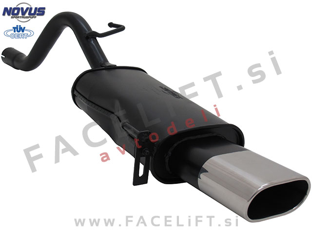 Fiat Punto Grande 199 05-12 športni izpušni lonec 1x 135x75mm Fiat Punto Grande 199 05-12 športni izpušni lonec 1x 135x75mm