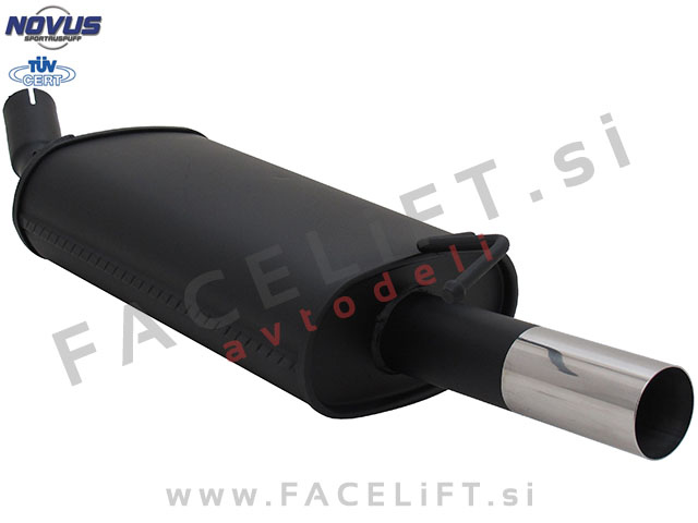 Ford Fiesta / (89-95) / športni izpušni lonec / 1x 60mm Ford Fiesta / (89-95) / športni izpušni lonec / 1x 60mm
