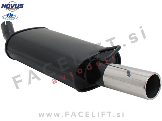 Ford Fiesta / (89-95) / športni izpušni lonec / 1x 76mm Ford Fiesta / (89-95) / športni izpušni lonec / 1x 76mm