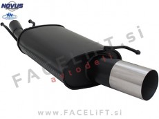 Ford Fiesta / (95-02) / športni izpušni lonec / 1x 90mm / RL-Design Ford Fiesta / (95-02) / športni izpušni lonec / 1x 90mm / RL-Design