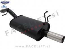 Ford Fiesta 02-08 športni izpušni lonec 1x 60mm