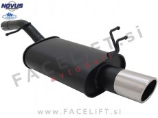Ford Fiesta 02-08 športni izpušni lonec 1x 90mm SR-Design
