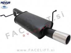 Ford Fiesta 08-17 športni izpušni lonec 1x 76mm Ford Fiesta 08-17 športni izpušni lonec 1x 76mm