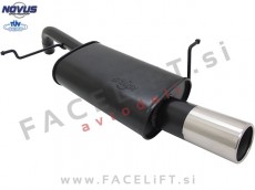 Ford Fiesta 08-17 športni izpušni lonec 1x 90mm Ford Fiesta 08-17 športni izpušni lonec 1x 90mm