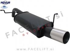 Ford Fiesta 08-17 športni izpušni lonec 1x 90mm RL-Design