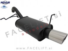 Ford Fiesta 08-17 športni izpušni lonec 1x 90mm SR-Design Ford Fiesta 08-17 športni izpušni lonec 1x 90mm SR-Design