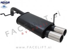 Ford Fiesta / JA8 (08-17) / športni izpušni lonec / 2x 76mm Ford Fiesta / JA8 (08-17) / športni izpušni lonec / 2x 76mm