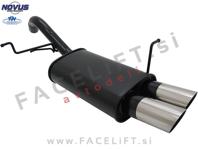 Ford Fiesta / JA8 (08-17) / športni izpušni lonec / 2x 76mm / MS-Design