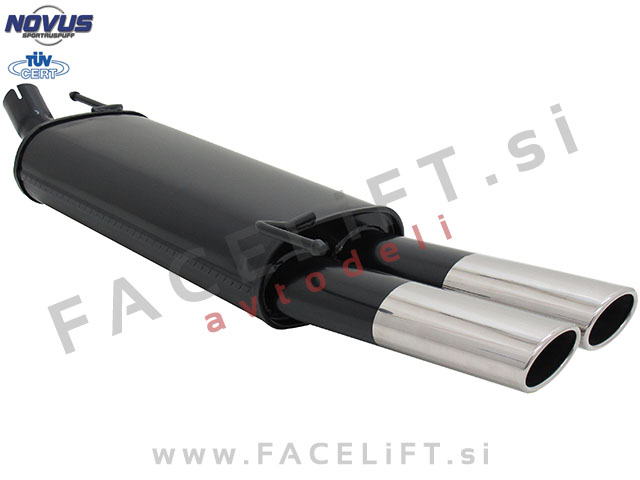 Ford Fiesta / JA8 (08-17) / športni izpušni lonec / 2x 85/58mm / AM-Design Ford Fiesta / JA8 (08-17) / športni izpušni lonec / 2x 85/58mm / AM-Design