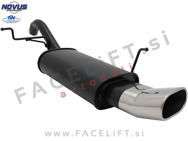 Ford Fiesta / JA8 (08-17) / športni izpušni lonec / 1x 135x75mm / DTM