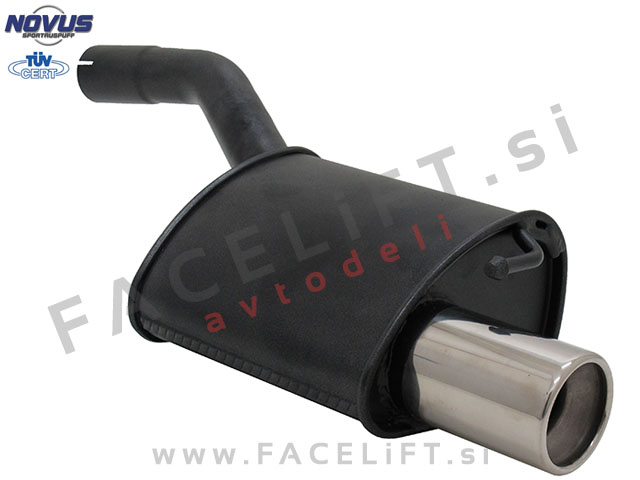 Ford Focus 98-04 športni izpušni lonec 1x 90mm