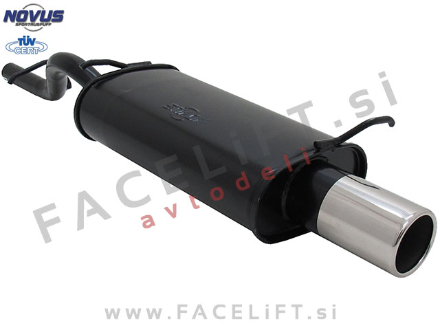 Ford Ka / RBT (96-08) / športni izpušni lonec / 1x 90mm Ford Ka / RBT (96-08) / športni izpušni lonec / 1x 90mm