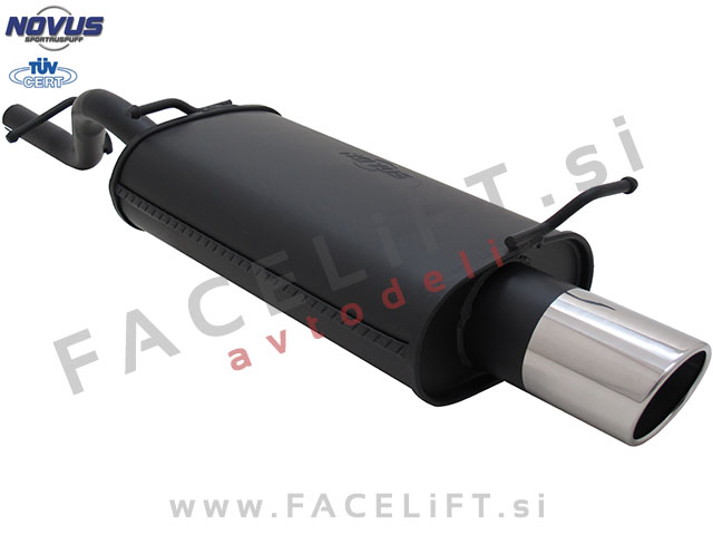 Ford Ka / RBT (96-08) / športni izpušni lonec / 1x 90mm / SR-Design Ford Ka / RBT (96-08) / športni izpušni lonec / 1x 90mm / SR-Design