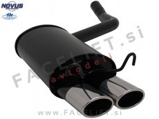 Mercedes 190 W201 82-93 športni izpušni lonec 2x 85/58mm AM-Design Mercedes 190 W201 82-93 športni izpušni lonec 2x 85/58mm AM-Design