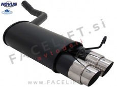 Mercedes 190 W201 82-93 športni izpušni lonec 2x 90mm GP-Design Mercedes 190 W201 82-93 športni izpušni lonec 2x 90mm GP-Design