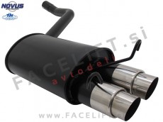 Mercedes 190 W201 82-93 športni izpušni lonec 2x 76mm GP-Design Mercedes 190 W201 82-93 športni izpušni lonec 2x 76mm GP-Design