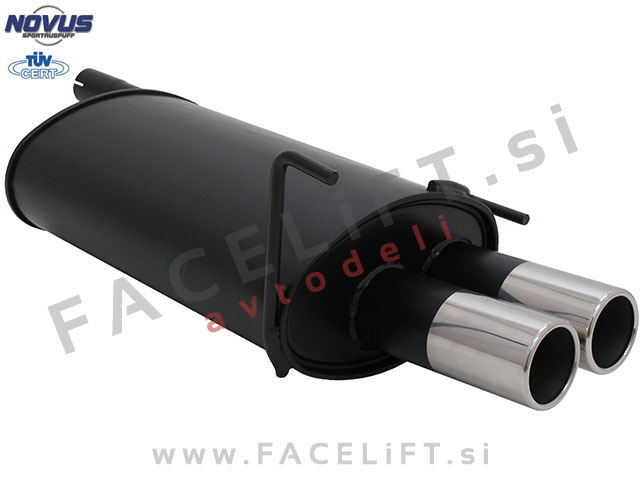 Mercedes C / W202 (93-01) / športni izpušni lonec / 2x 76mm