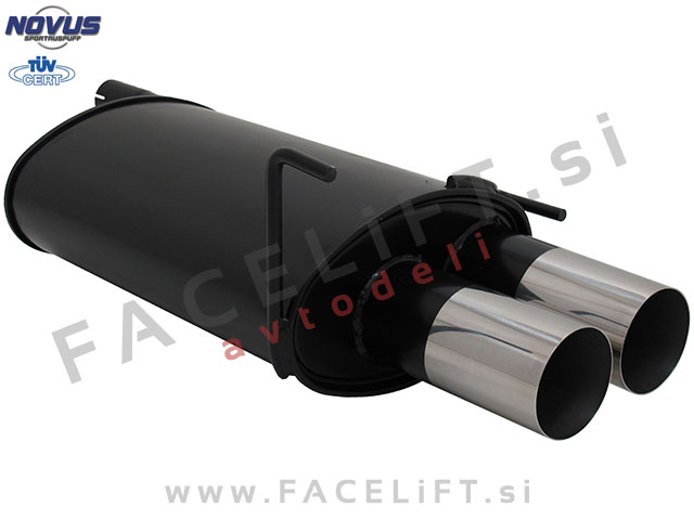 Mercedes C / W202 (93-01) / športni izpušni lonec / 2x 90mm / RL-Design