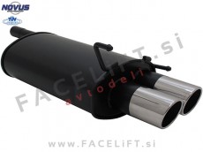 Mercedes CLK / A208 C208 (97-03) / športni izpušni lonec / 2x 90mm / SR-Design Mercedes CLK / A208 C208 (97-03) / športni izpušni lonec / 2x 90mm / SR-Design