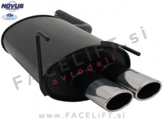 Mercedes CLK / A208 C208 (97-03) / športni izpušni lonec / 2x 85/58mm / AM-Design Mercedes CLK / A208 C208 (97-03) / športni izpušni lonec / 2x 85/58mm / AM-Design