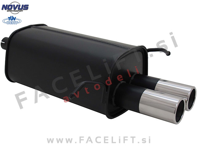 Mercedes C / W203 (00-07) / športni izpušni lonec / 2x 76mm