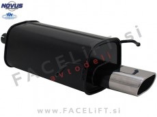 Mercedes C / W203 (00-07) / športni izpušni lonec / 1x 135x75mm Mercedes C / W203 (00-07) / športni izpušni lonec / 1x 135x75mm