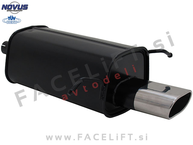 Mercedes C / W203 (00-07) / športni izpušni lonec / 1x 135x75mm Mercedes C / W203 (00-07) / športni izpušni lonec / 1x 135x75mm